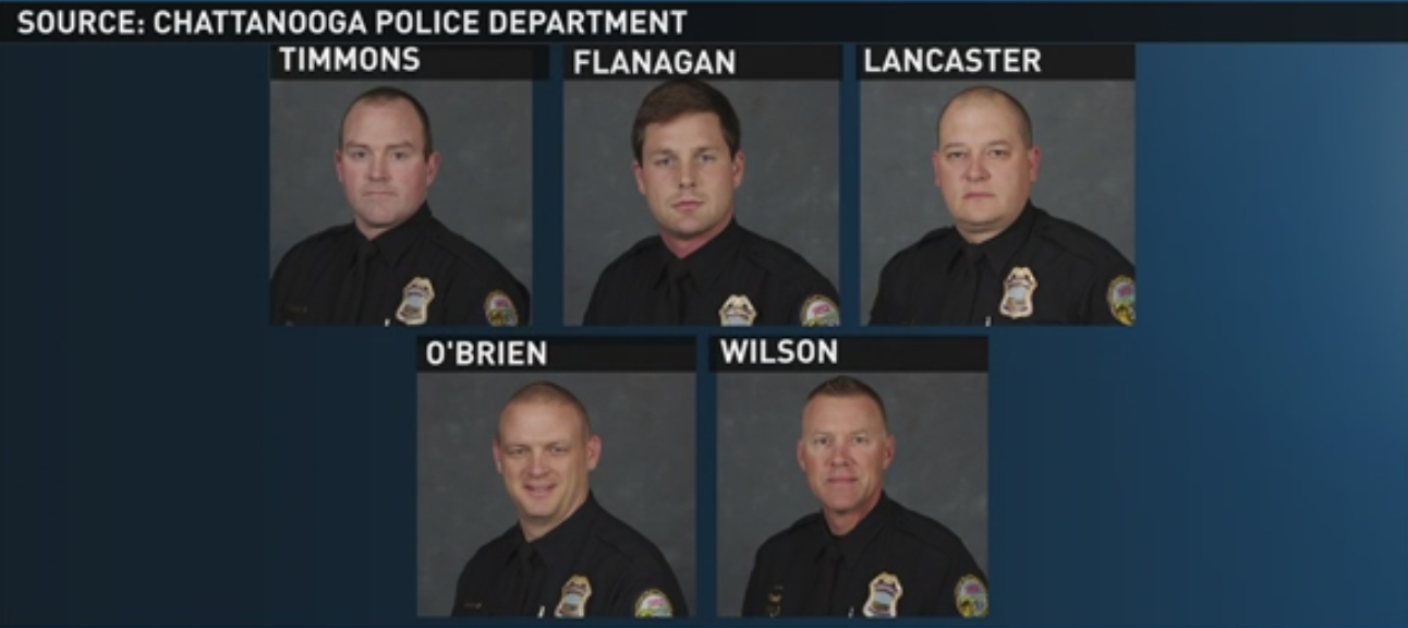 Names of Chattanooga officers released